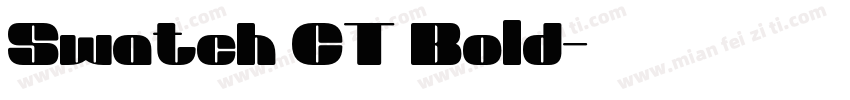 Swatch CT Bold字体转换